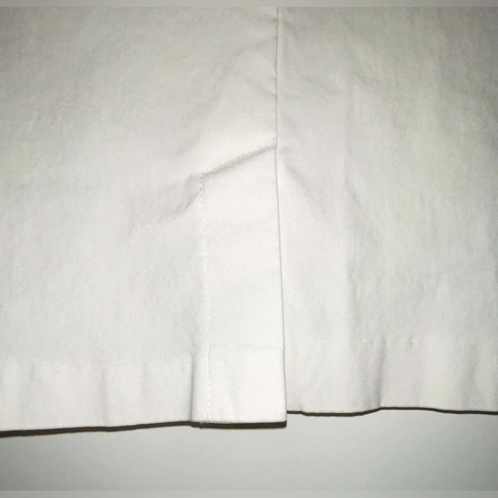 Lulu-B Women's Straight Skirt in White Size 6 stretchy Preowned comfy - Picture 7 of 13